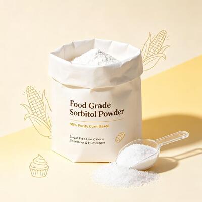 Sorbitol Powder 99% Non-GMO Moisturizer for Commercial Bakery Production, Bulk Supply, Wholesale Supplier
