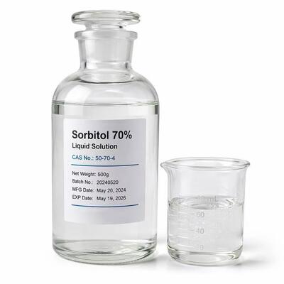 Factory Supply Non-Crystallizing Grade Sorbitol 70% Liquid | Anti-Crystallization D-Glucitol Solution | Stable Syrupy Sweetener | Food & Pharma Grade