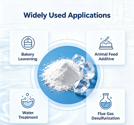 Wholesale Sodium Bicarbonate Powder ≥99% Purity Food Feed Industrial Grade Support Pre‑shipment Test For Pastry Making Rumen Care Industrial Water Treatment