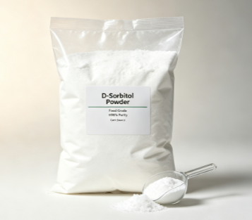 D-Sorbitol Powder 98% Corn Source E420 Filler Sweetener for Confectionery and Seafood Processing