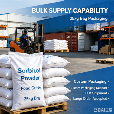 Bulk Supply Sorbitol Crystalline Powder Food Cosmetic Grade E420 CAS 50‑70‑4 Humectant Polyol Additive for Snack Food Personal Care 25kg Bag