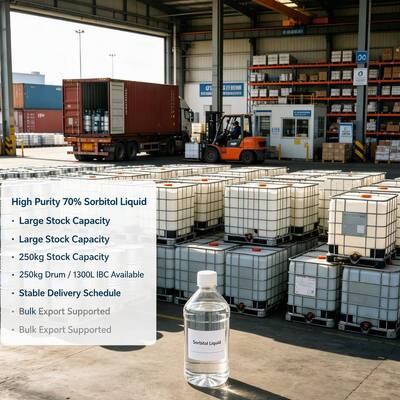 Bulk Sorbitol Liquid 70% Colorless Humectant Stabilizer for Industrial and Oral Care Use, China Exporter