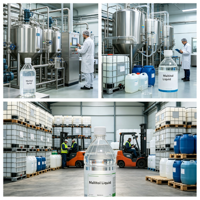 Maltitol Syrup 80/55 E965 Plasticizer for Sugar-Free Gummy and Soft Gelatin Capsules, Bulk Supplier
