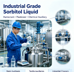 70 Percent Sorbitol Liquid Syrup Multiple Grade Available Food Cosmetic Grade Polyol Raw Material for Food Production and Cosmetic Formulation