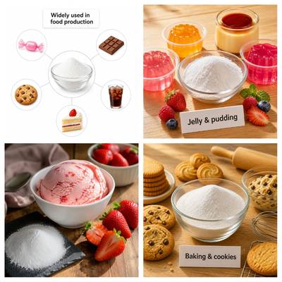 Low Moisture Food Grade Sorbitol Powder, E420 CAS 50-70-4, Sweetener and Humectant, 25kg PP Bag, Bulk Supply
