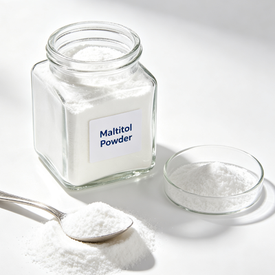 Crystalline Maltitol Powder E965 CAS 585-88-6 99% Food Grade Low Calorie Sugar Replacer, 25kg Bag