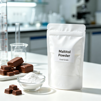 Maltitol Powder BP USP EP Grade 30-400 Mesh, E965 CAS 585-88-6, Non-Cariogenic Sweetener for Chewable Tablet, 25kg PP Bag