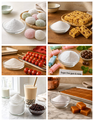 Sorbitol Powder 99% E420 INS 420 Polyol Sweetener for Confectionery and Tablet Manufacturing, Direct from Factory