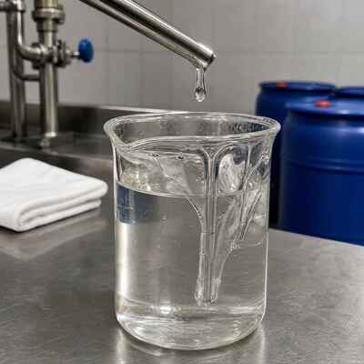 Clear Colourless Sorbitol Liquid 70% Non-Crystalline BP USP, Dry Substance 70% Min, Water 30% Max, Sugar Alcohol Polyol, Resist Test 18C 48h Non-Crystal, Bulk 250 kg Drum Supply for Food Use