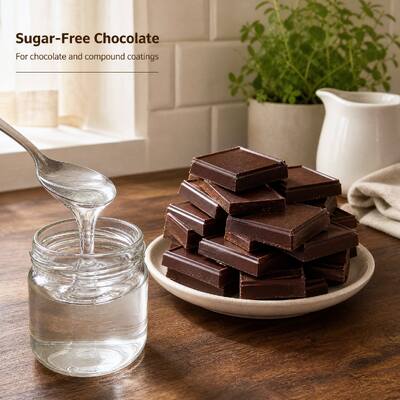 Maltitol Syrup Food Grade 75/50, E965 HSH, Hydrogenated Starch Hydrolysate for Beverage, 250kg Drum, Bulk Supply