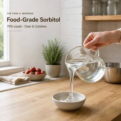 Non-Crystallizing Sorbitol Liquid 70%, Sugar-Free Humectant & Sweetener for Food, Cosmetic & Pharma, Wholesale Supply