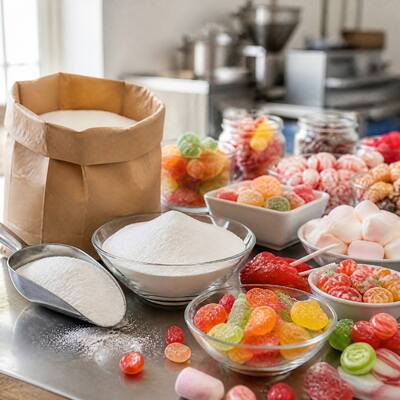 Maltitol Powder Food Grade Low Conductivity, E965 D-Maltitol, Tooth-Friendly Sweetener for Low Conductivity, 25kg PP Bag