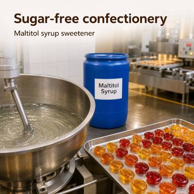 Maltitol Syrup 85/55 Food Grade Heat Stable, D-Maltitol CAS 585-88-6, Low Calorie Humectant, 250kg Drum