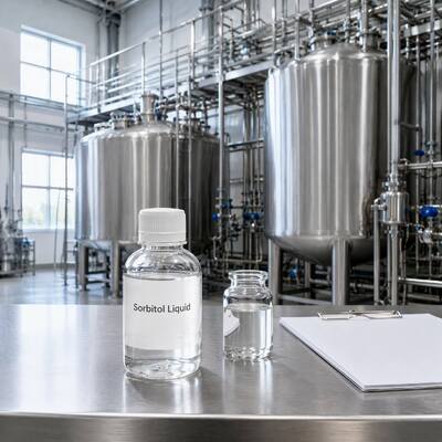 Sorbitol Solution 70% Industrial Grade, D-Glucitol CAS 50-70-4, Polyol Raw Material for Industrial Chemical, 250kg Drum