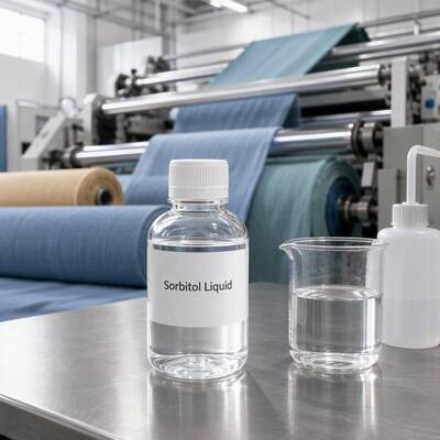 Sorbitol Solution 70% Industrial Grade, D-Glucitol CAS 50-70-4, Polyol Raw Material for Industrial Chemical, 250kg Drum