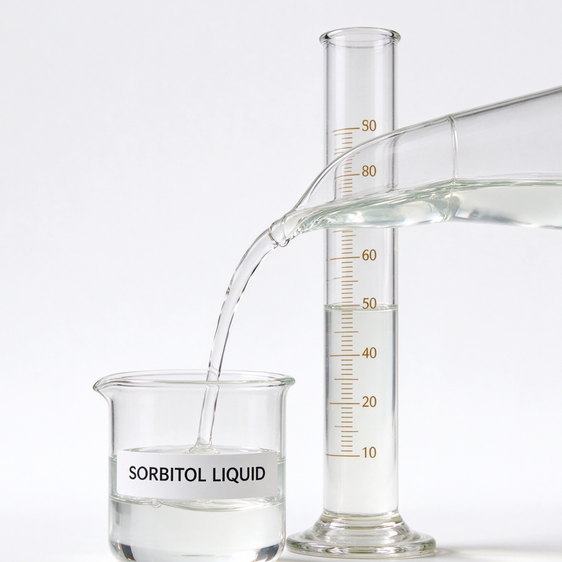 Sorbitol Solution 70% Food Grade, D-Glucitol CAS 50-70-4, Non-Crystallizing Humectant and Sweetener for Ice Cream, 250kg Drum