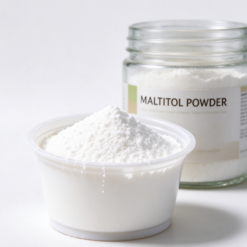 Food Grade Maltitol Crystalline Powder E965 Sugar Alcohol for Sugar-Free Chocolate, Hard Candy & Chewing Gum Production